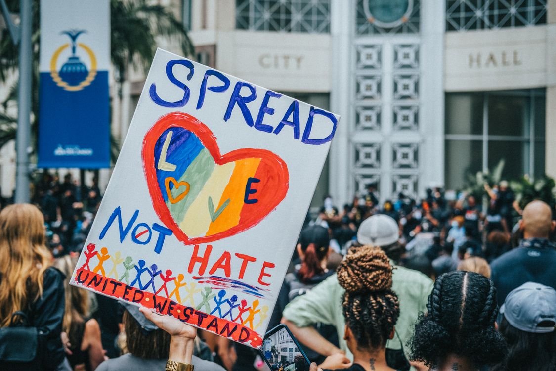 Colorful Handmade Protest Sign · Free Stock Photo