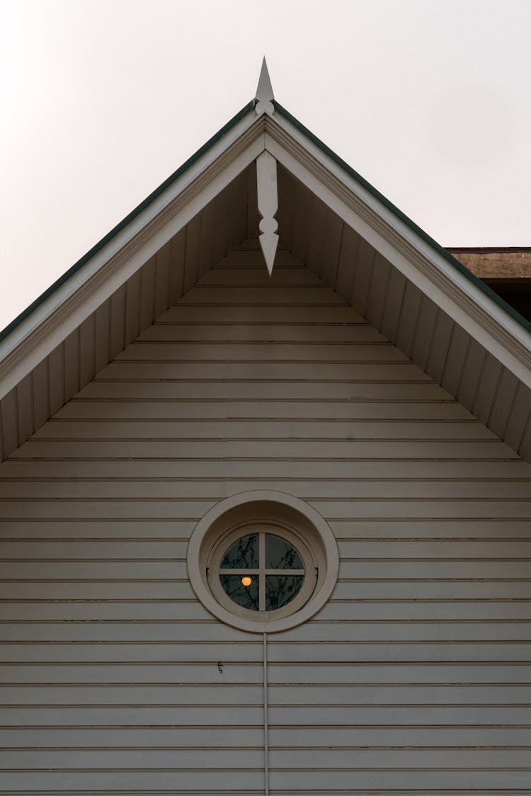 Small Round Attic Window 