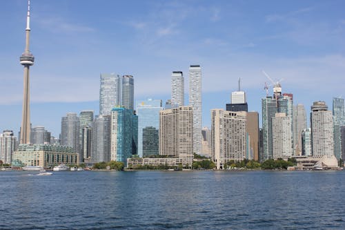 Free Toronto Skyline View from the Bay Stock Photo