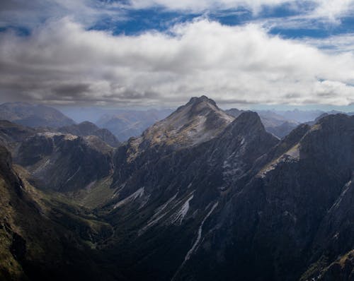 Kostenloses Stock Foto zu berge, drohne erschossen, landschaft