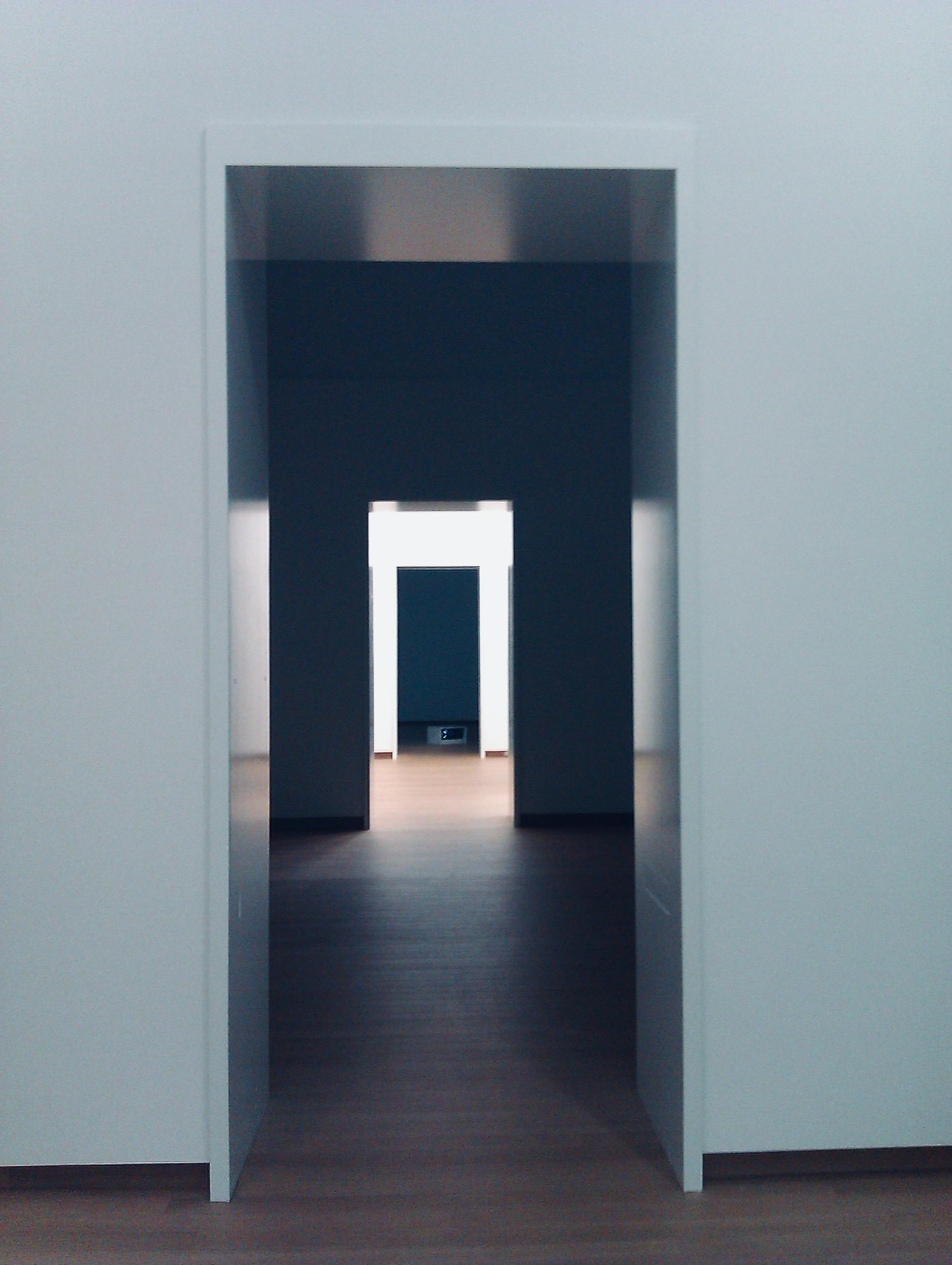 White Wooden Door With Glass