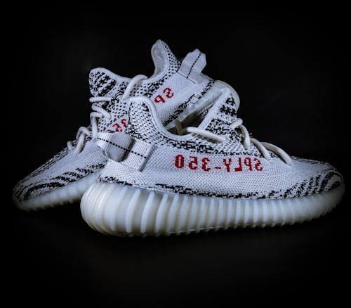 Free Adidas Yeezy in Close-up Photography Stock Photo