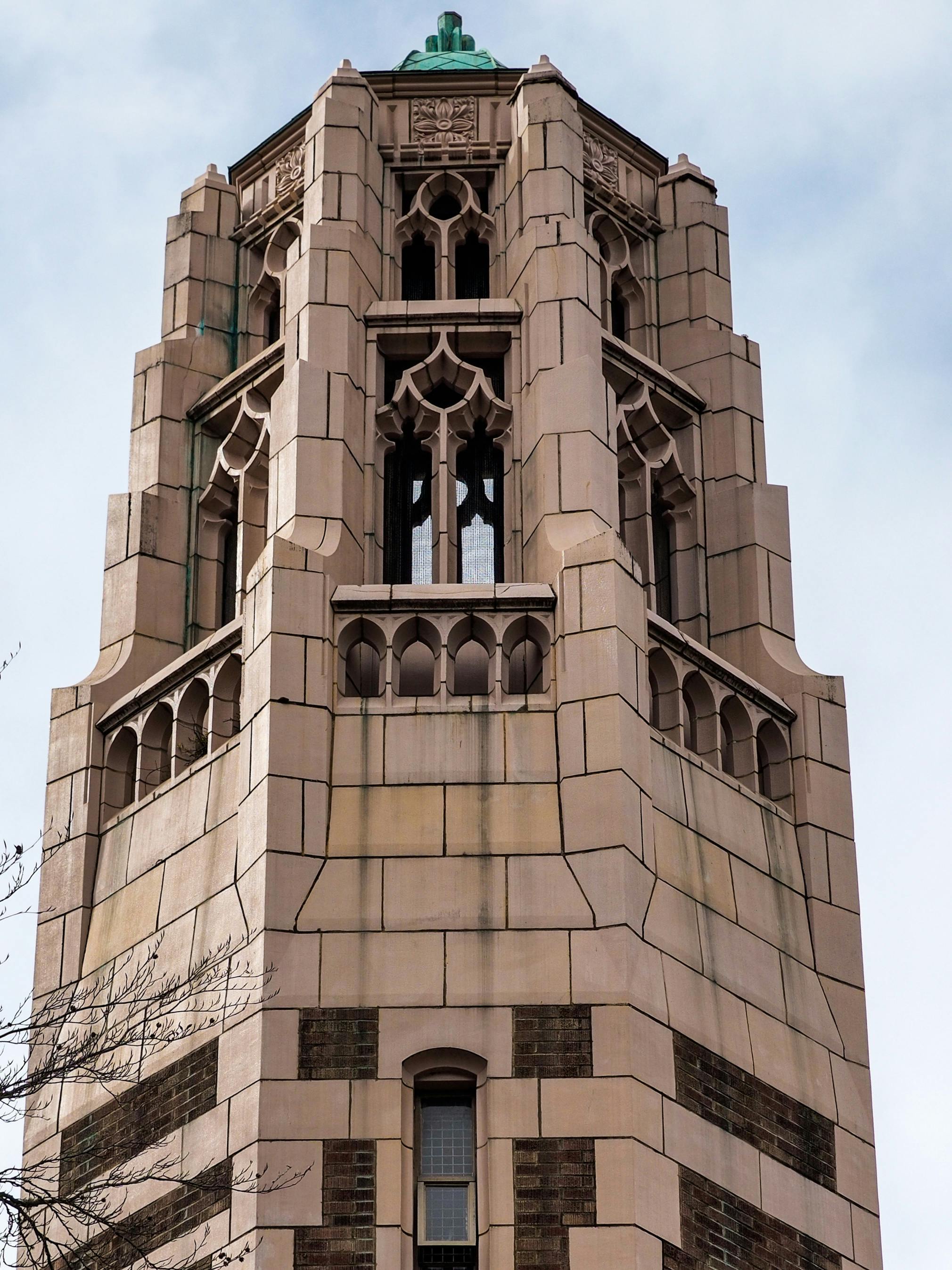 Old Stone Tower on Blue Sky · Free Stock Photo