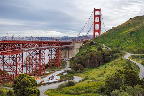 Kostnadsfria Kostnadsfri bild av arkitektur, Golden Gate-bron, kalifornien Stock foto