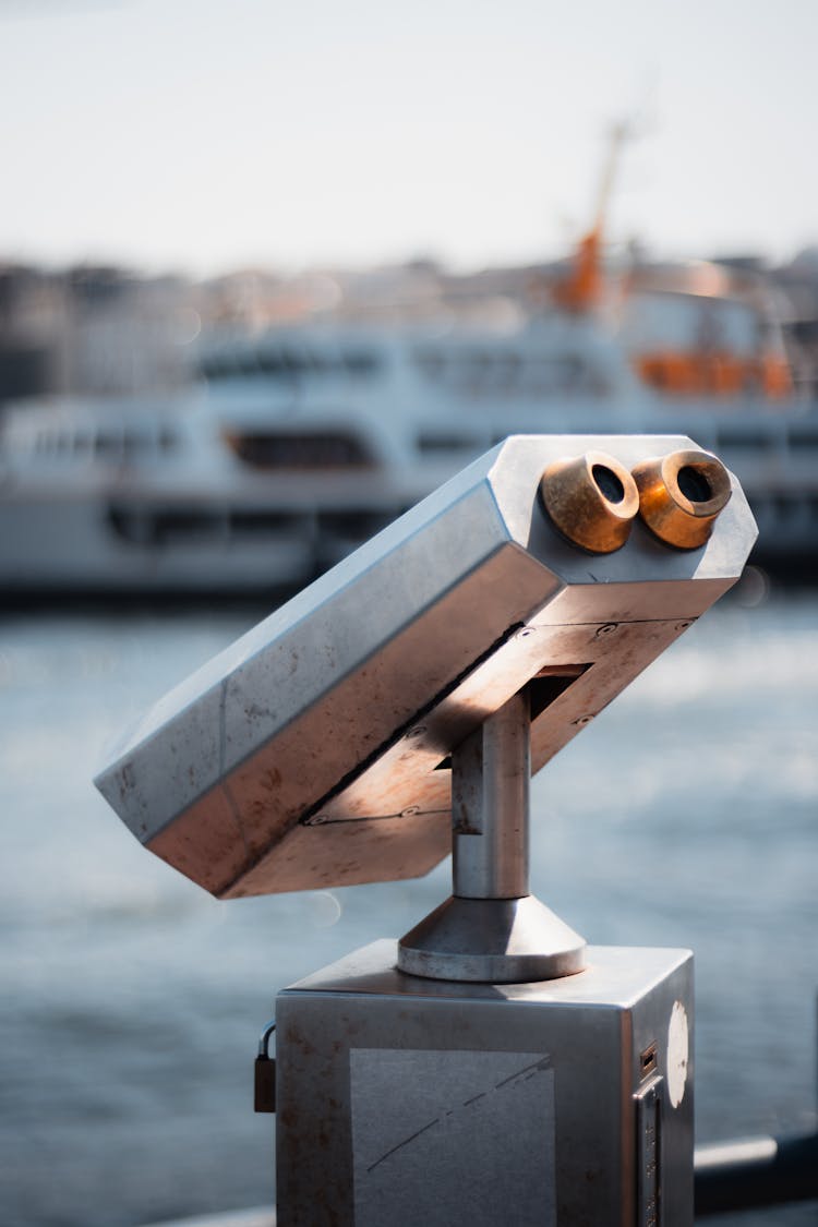 Coin Operated Binoculars On The Deck