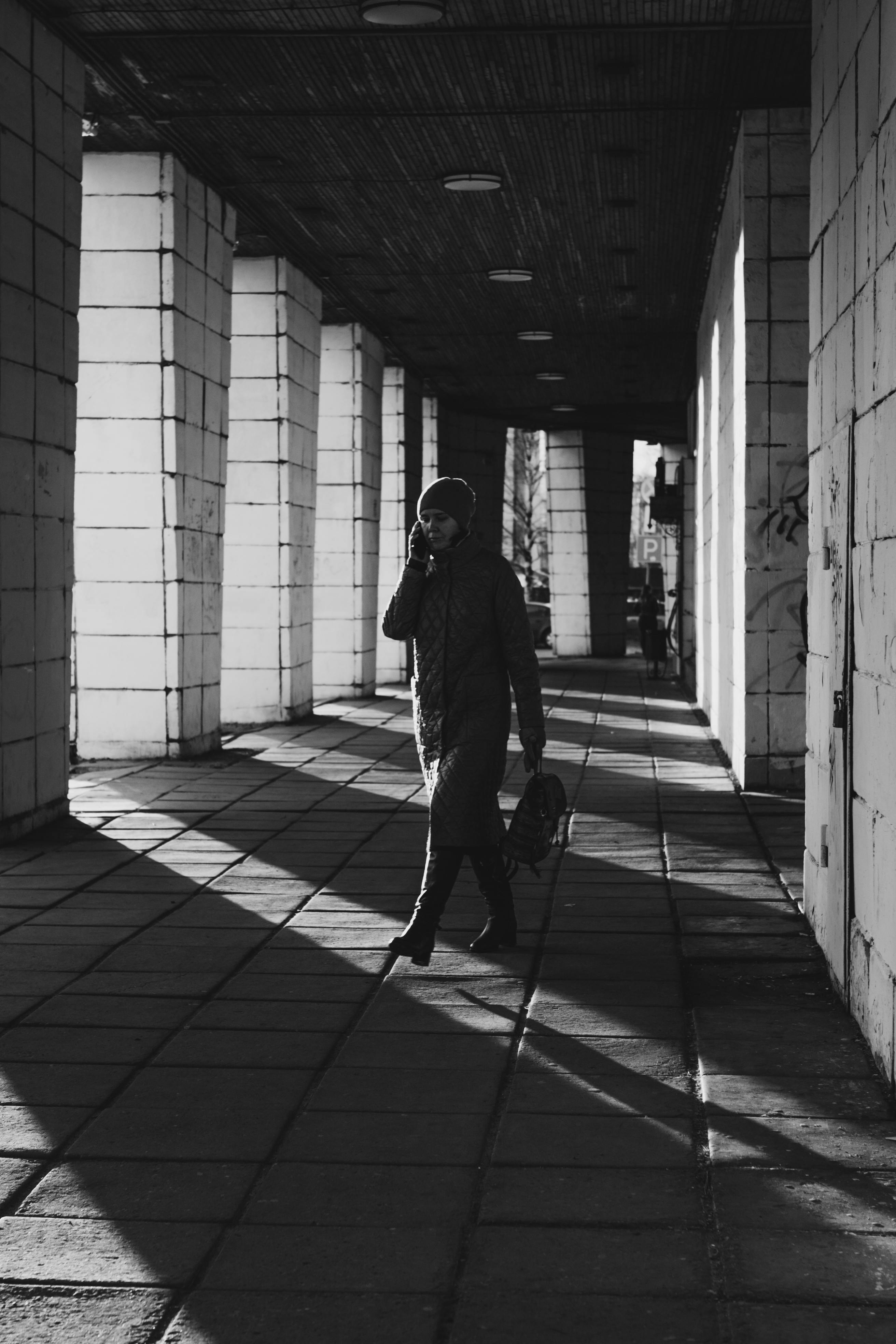 Man Using a Payphone · Free Stock Photo