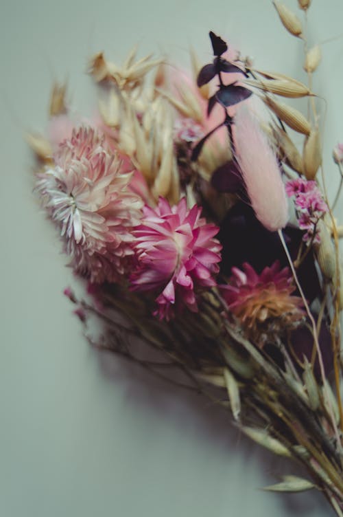 Bouquet of Flowers on Close-up Shot