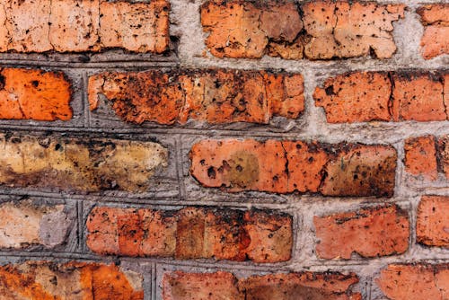 Rough Texture of a Brick Wall