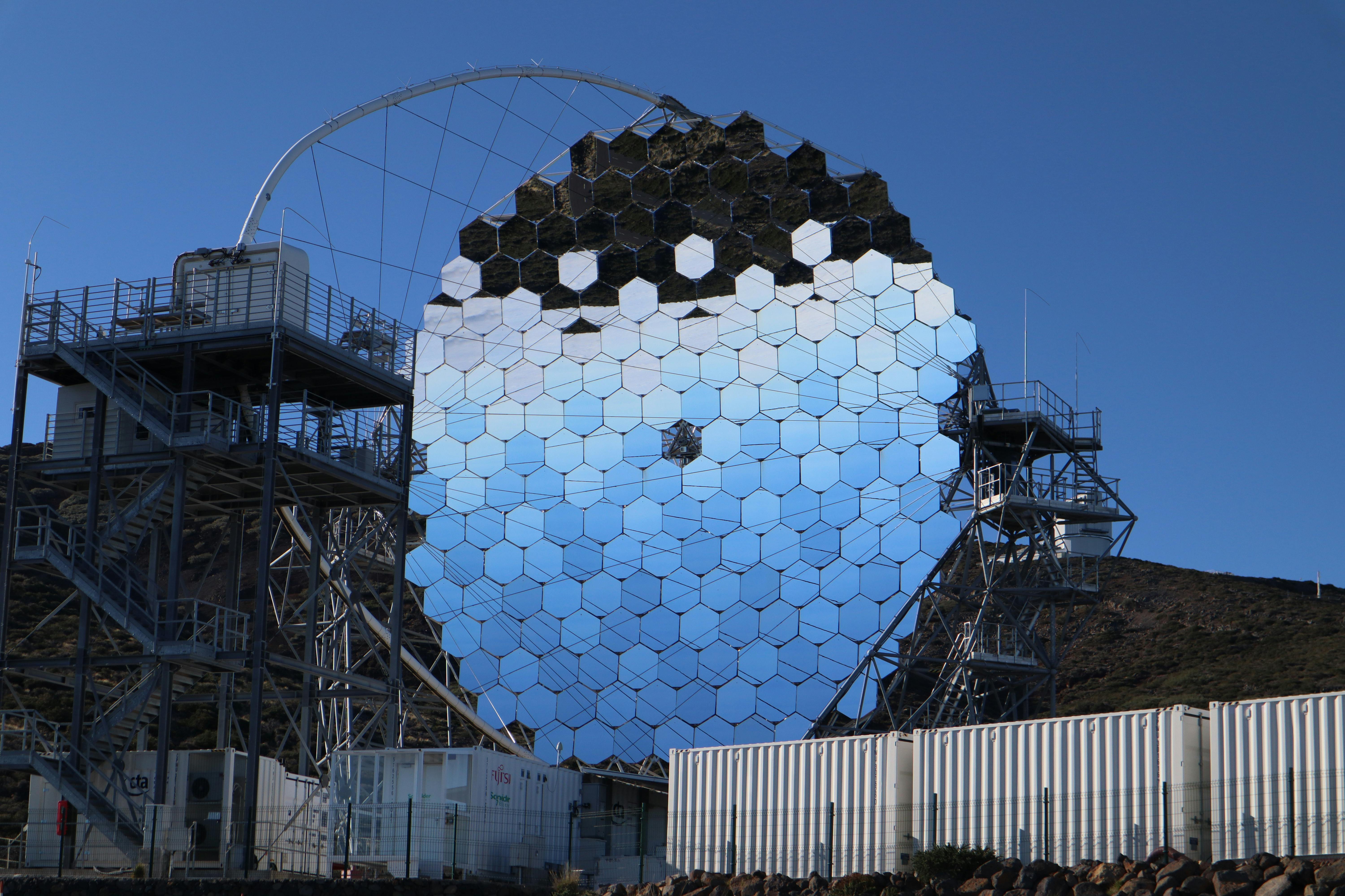 Wind turbines in a field