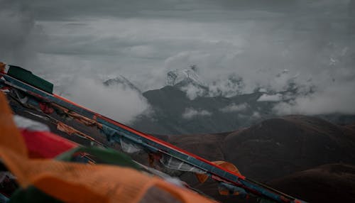Imagine de stoc gratuită din lanț montan, munți, nori