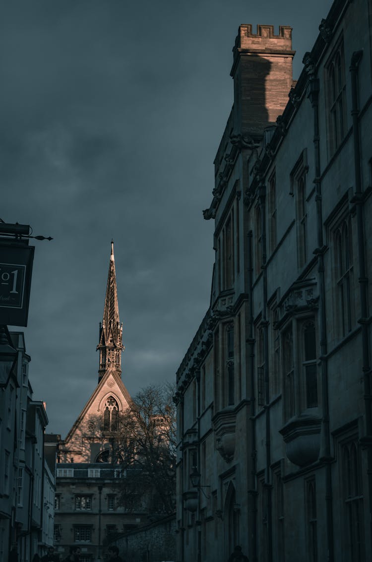 The Church Tower In Oxford University