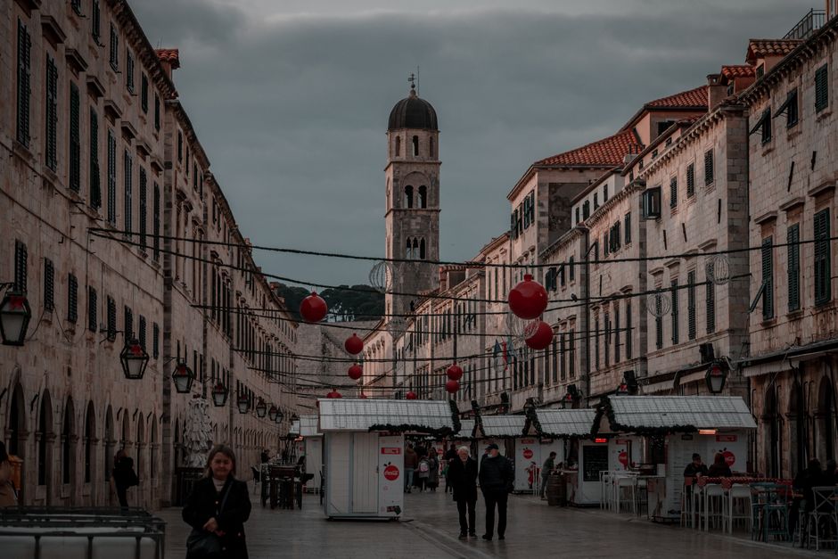 Stradun - Promenade principale pavée