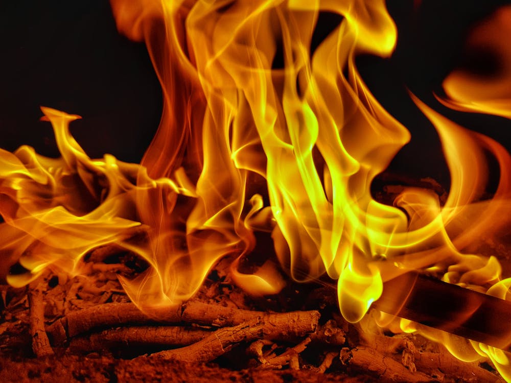 Close-up of Fire Flames · Free Stock Photo