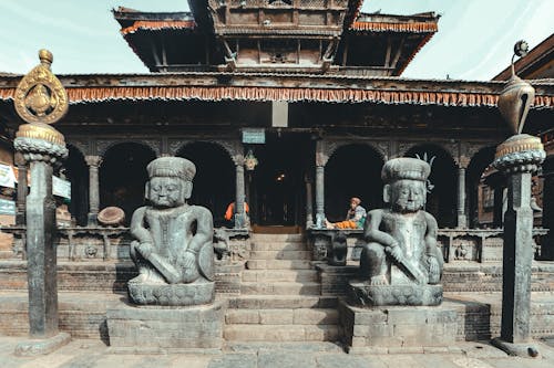 Gratis stockfoto met beeldhouwwerken, bhaktapur, dattatraya-tempel