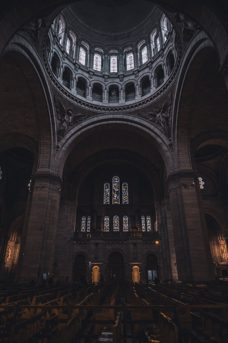 Interior Of The Sacré Coeur In Paris, France