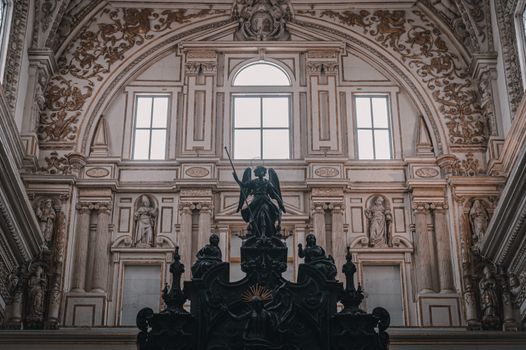 Explore the stunning architectural details inside Córdoba's iconic Mosque-Cathedral.