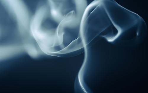 Free Blue Smoke Wallpaper Stock Photo