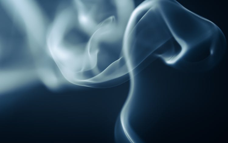 Blue Smoke Wallpaper