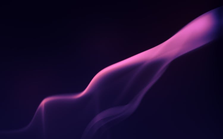 Abstract Illustration Of A Purple Flame 