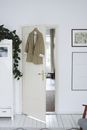 White Wooden Door With Gold Door Lever