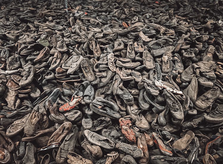 A Pile Of Old Shoes