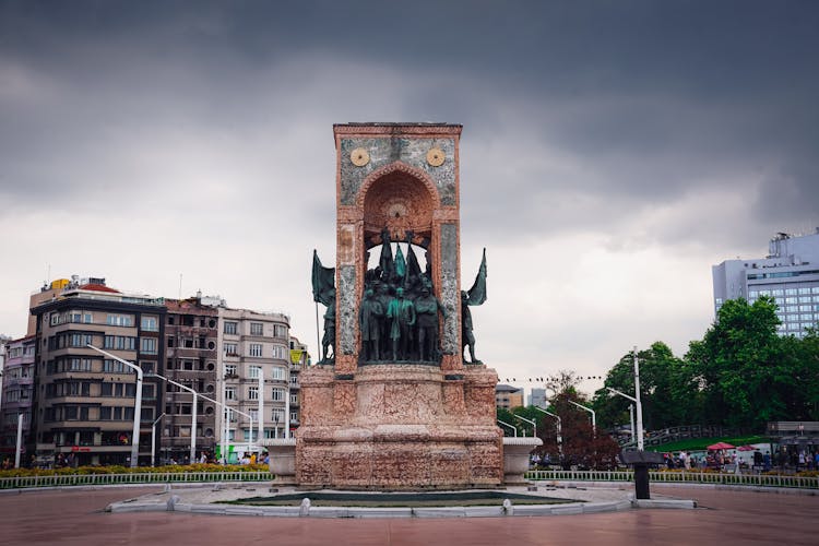 Taksim Square In Istanbul Turkey