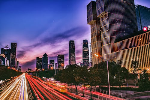 Time Lapse Fotografie Van Voertuigen