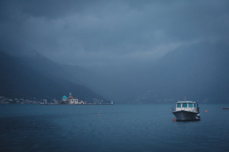 A View Of The Our Lady Of The Rocks In Montenegro