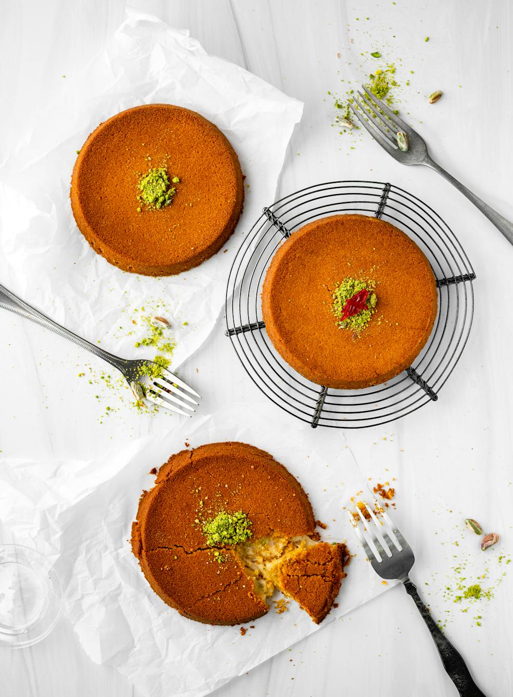 Cardamom and Pistachio Cake