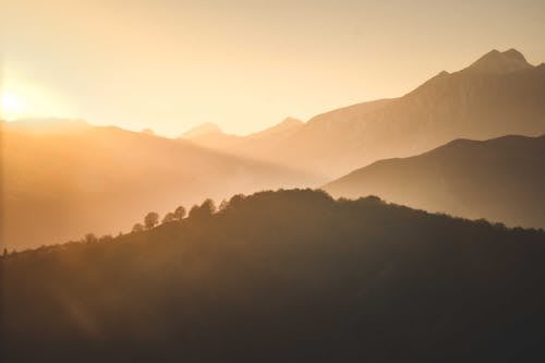 Бесплатное стоковое фото с горы, пейзаж, рассвет