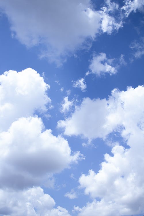 White Clouds and Blue Sky