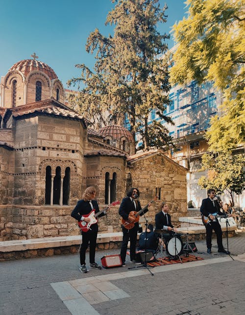 Základová fotografie zdarma na téma kapela, muži, muzikanti