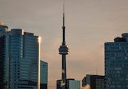 CN Tower and Buildings in Toronto Canada