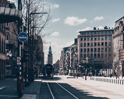 Tram in City