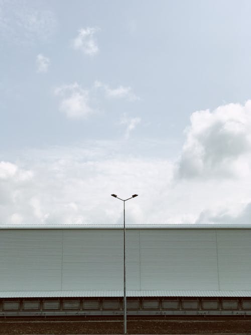 Street Light Post Under the Blue Sky