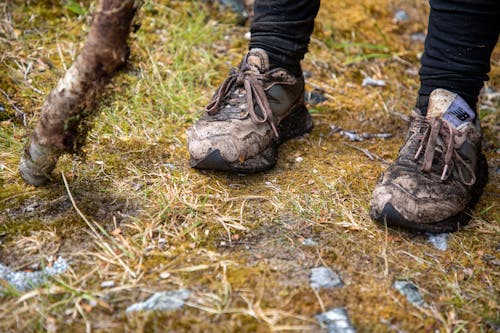 Muddy Shoes on a Hike