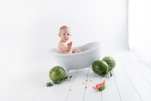 Baby In Bathtub