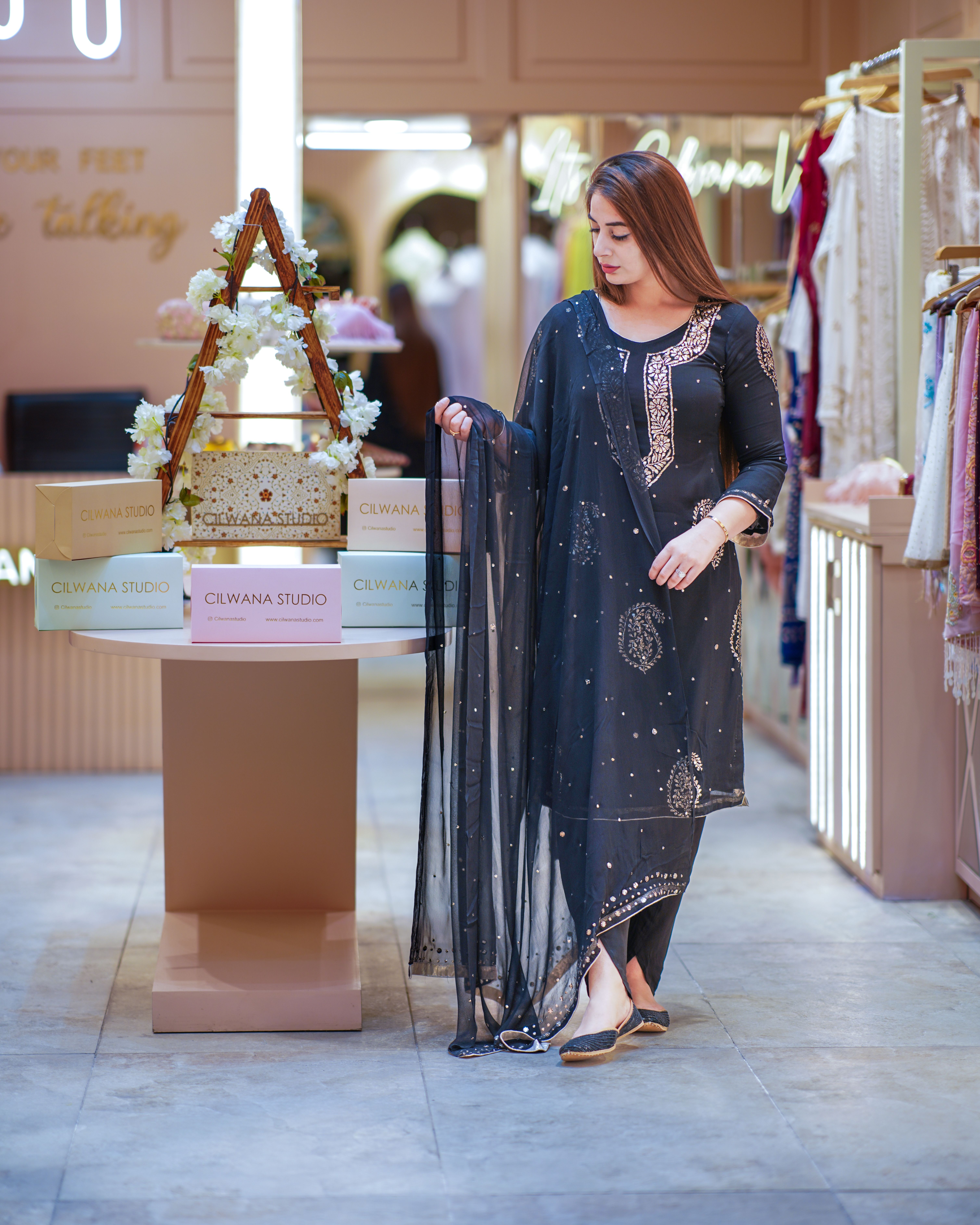 Elegantly shopping for custom clothing - Dhruv Collection