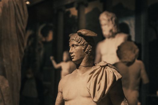 Topless Man Statue