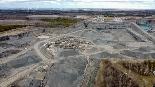 Free stock photo of aerial, canada, coal