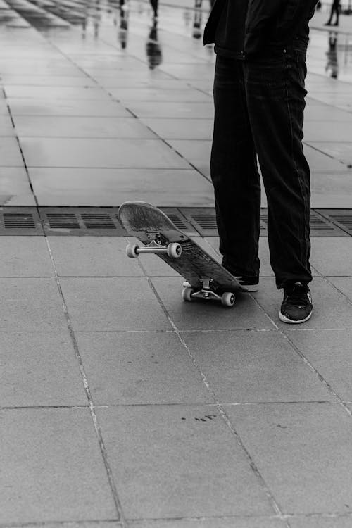 A Person using Skateboard 