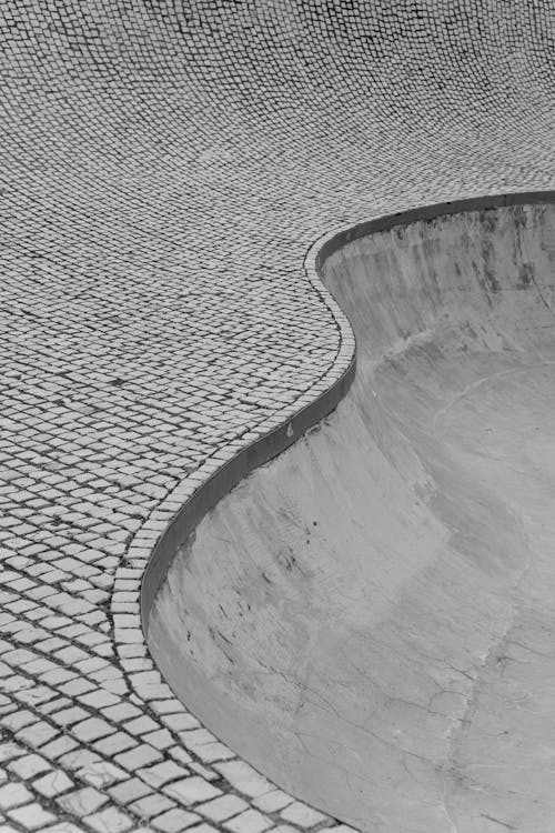 High Angle View of a Skate Park