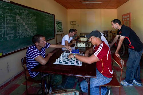 People Playing Chess 