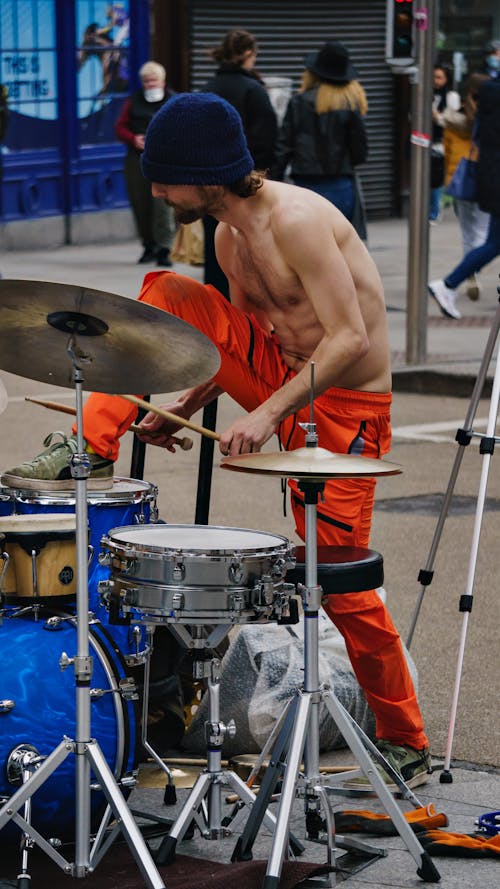 Gratis stockfoto met drum, drummer, drumset Stockfoto