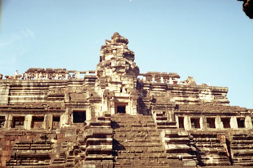 Exterior of the Historical Baphuon Temple in Siem Reap, Cambodia