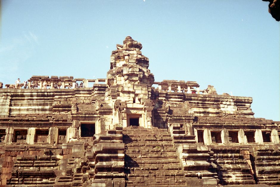 Ancient stone temples of Angkor Wat in Siem Reap, Cambodia