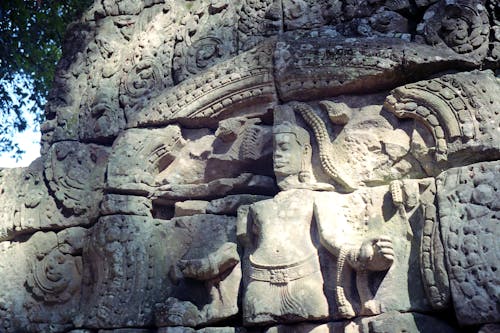 Stone Carvings on a Temple