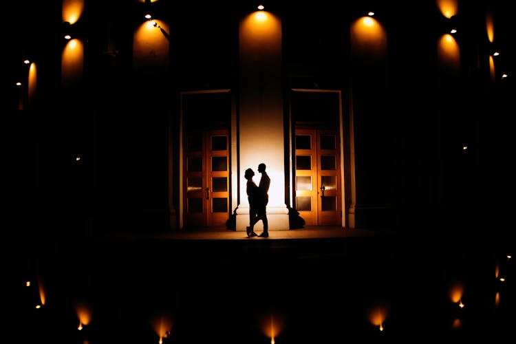 Silhouette Of A Couple