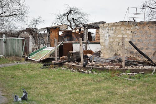 Photo of a Destroyed House