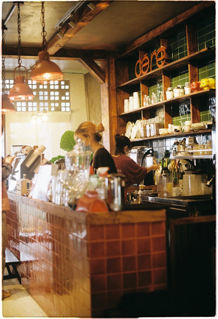 The Counter In A Cafe